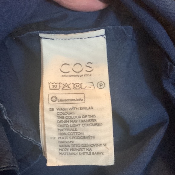 COS Oversize Denim Shirt Dress - Picture 5 of 5